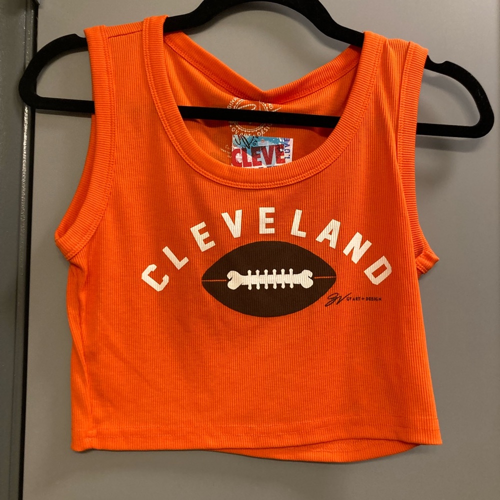 Cleveland Browns Cropped Tank Top